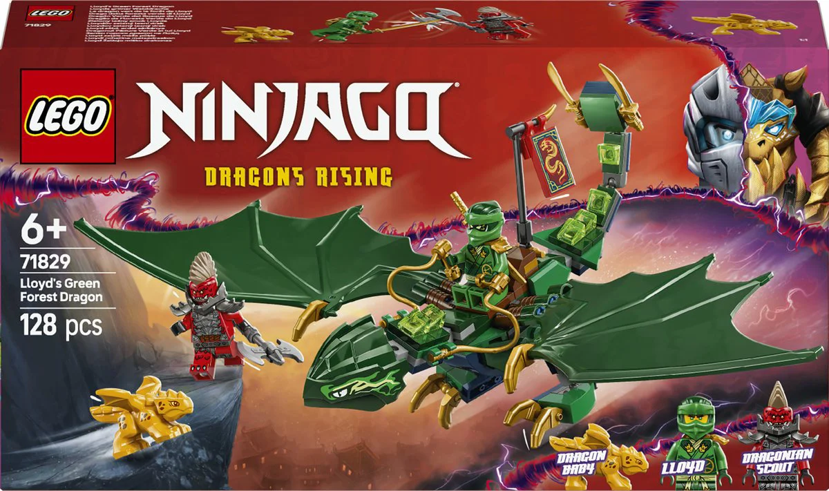 LEGO NINJAGO Lloyds groene bosdraak 71829