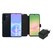 Samsung Galaxy A57 128GB Donkerblauw 5G + Basis Accessoirepakket