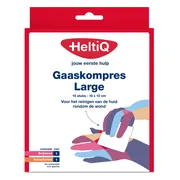 HeltiQ Gaaskompres Large 10ST