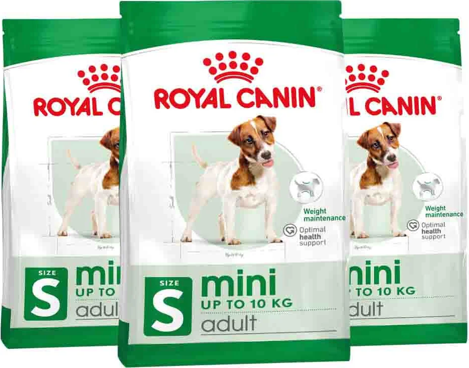3x Royal Canin Hondenvoer Droog Mini Adult 2 kg