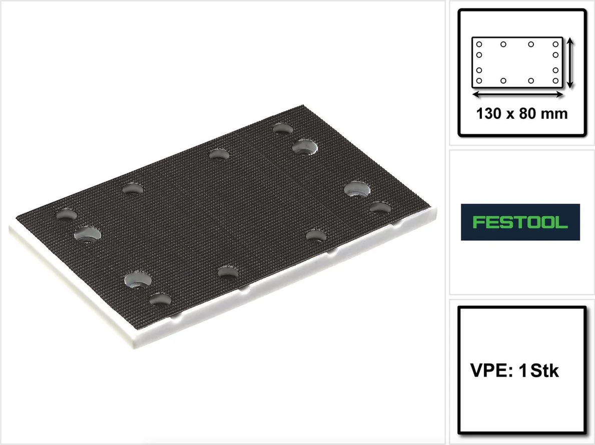 Festool SSH-STF-80x130/8 Schuurzool StickFix - 483906