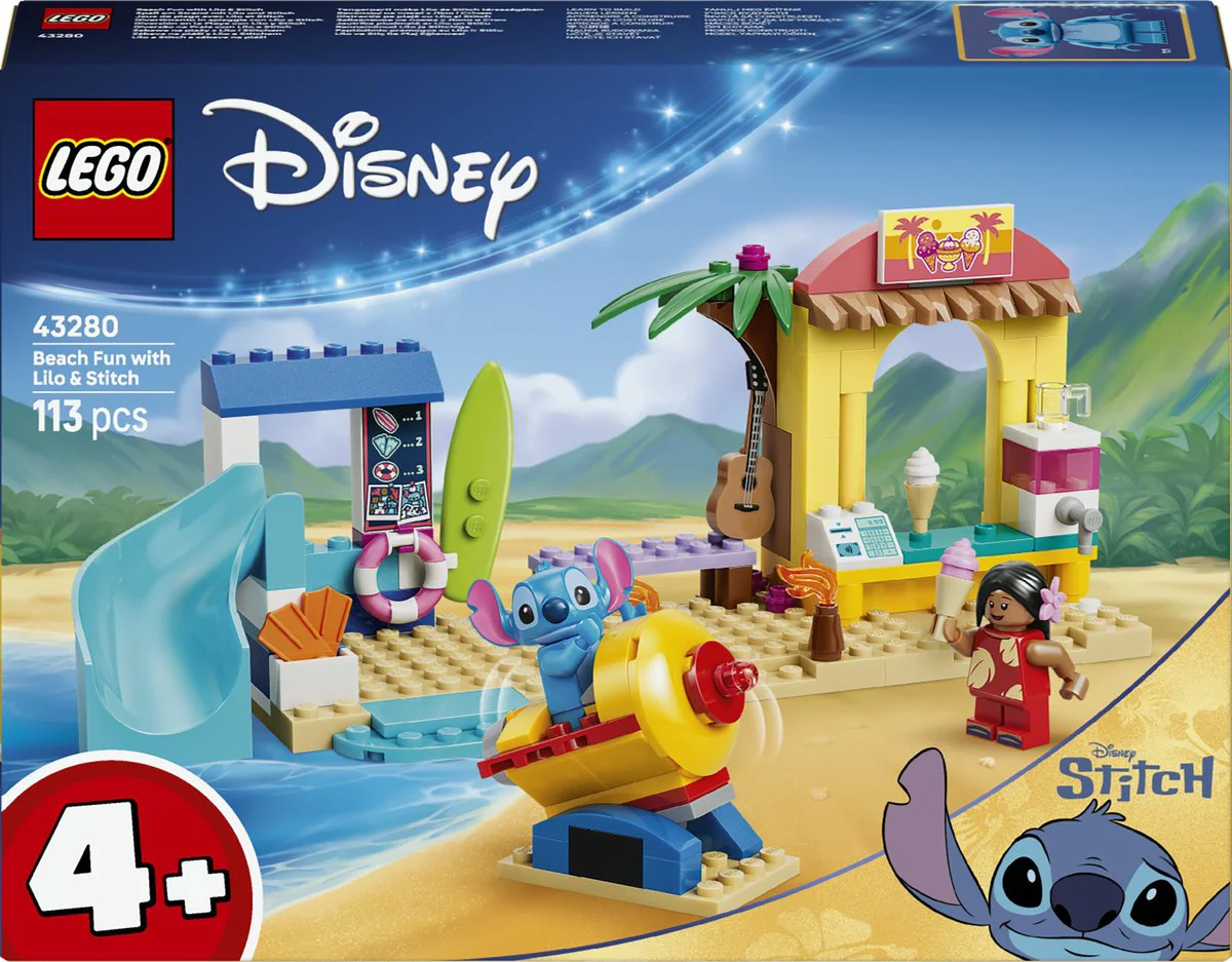 LEGO Disney Strandplezier met Lilo en Stitch 43280