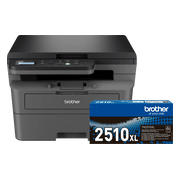 Brother DCP-L2627DWE + 1 extra zwarte XL toner