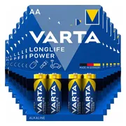 12x Varta Longlife Power Alkaline Batterijen AA 4 stuks