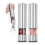 MD-Goods ® Elektrische Peper en Zoutmolen Set -  Pepermolen - RVS - Cadeau - Restaurant Kwaliteit