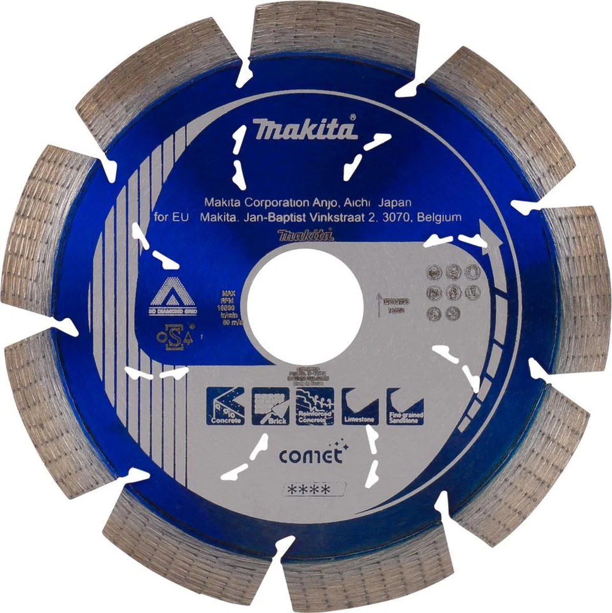 Makita B-12762 Diamantschijf | 115 x 22,23 x 2,2 mm