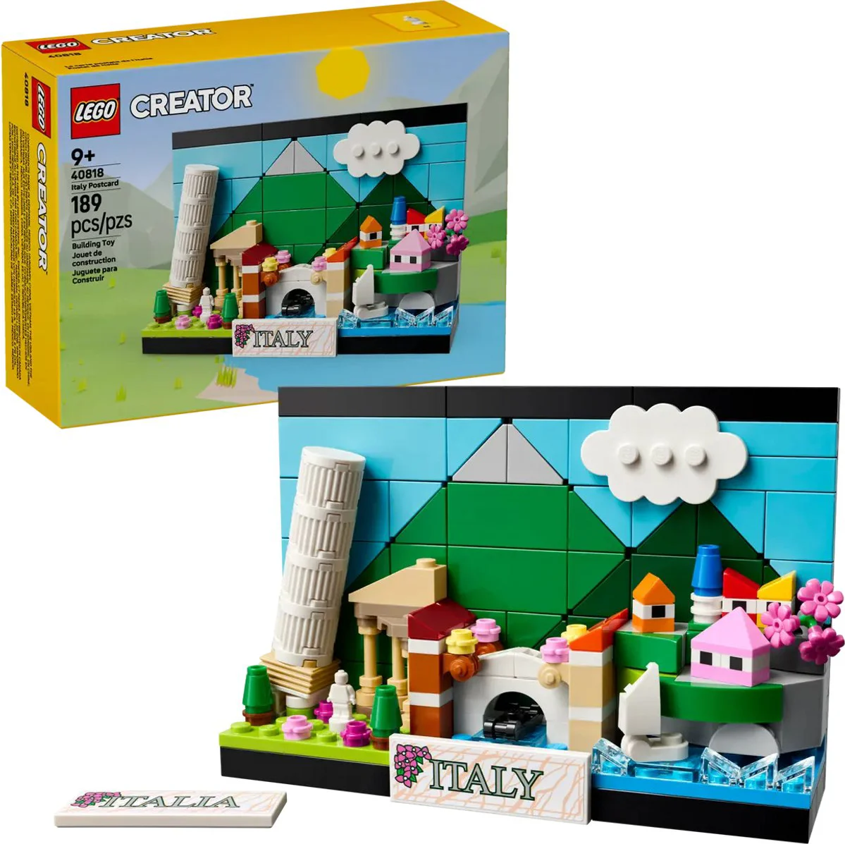 LEGO Creator Ansichtkaart van Italië 40818
