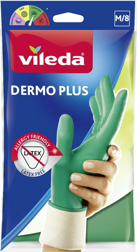 5x Vileda Handschoenen Dermo Plus Medium 1 paar