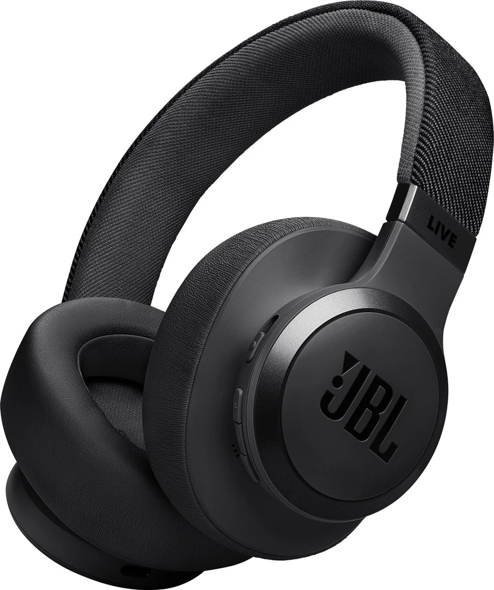 JBL Live 770NC - Draadloze Noise Cancelling Koptelefoon - Bluetooth - Over-ear - 65 uur batterij - Adaptive ANC - Zwart