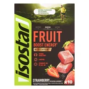 10x Isostar Fruit Boost Strawberry 100 gr