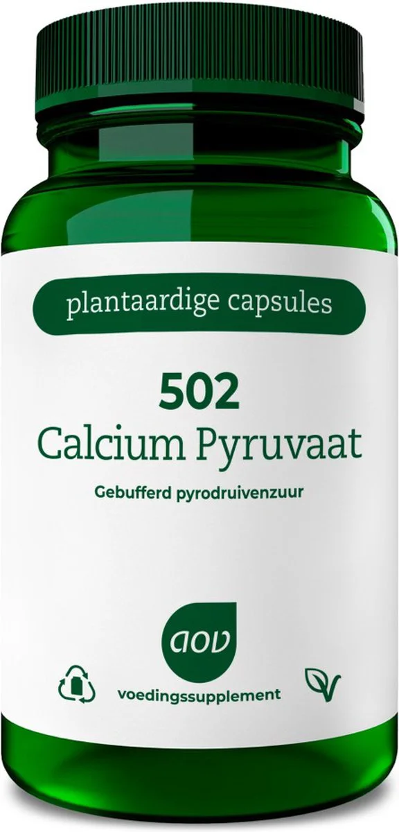 AOV 502 Calcium Pyruvaat (500 mg) 60 vegacapsules