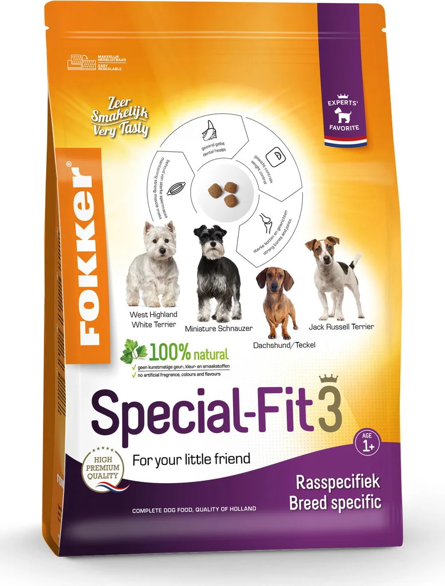 Fokker Dog Special-Fit 3 - Hondenvoer - 2.5 kg