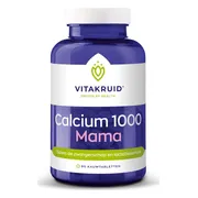 2x Vitakruid Calcium 1000 Mama 90 kauwtabletten