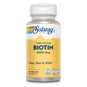Solaray Biotin 5000mcg Capsules 60VCP