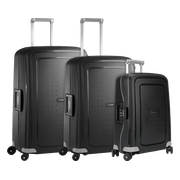 Samsonite S'Cure Spinner 75+69+55 cm Black Kofferset