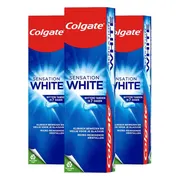 3x Colgate Tandpasta Sensation White 75 ml