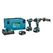 Makita DLX2550TJ Accu combiset 2-delig (DHP492 + DTD153) 18V 5.0Ah in Mbox