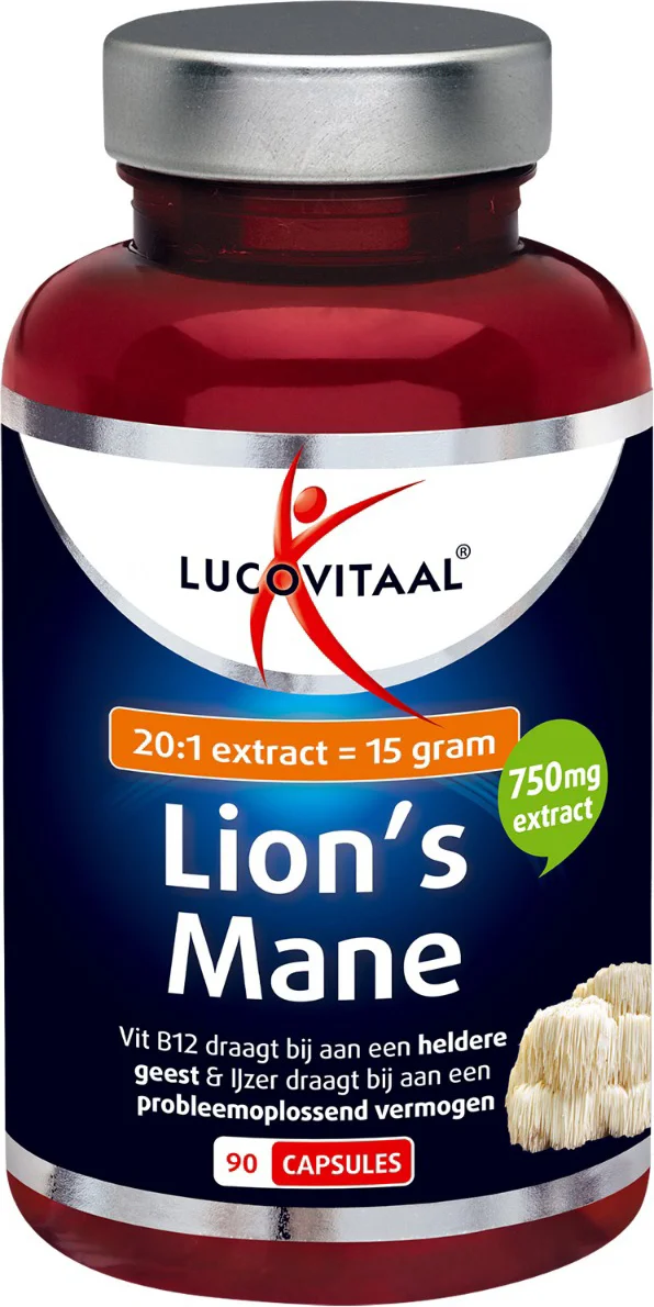 Lucovitaal Lion's Mane 90 capsules
