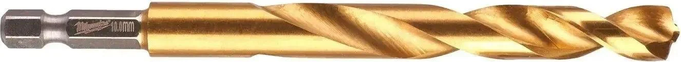 Milwaukee Metaalboor Shockwave HSS-G TiN Red Hex 10 x 120 mm VE=1 - 48894723