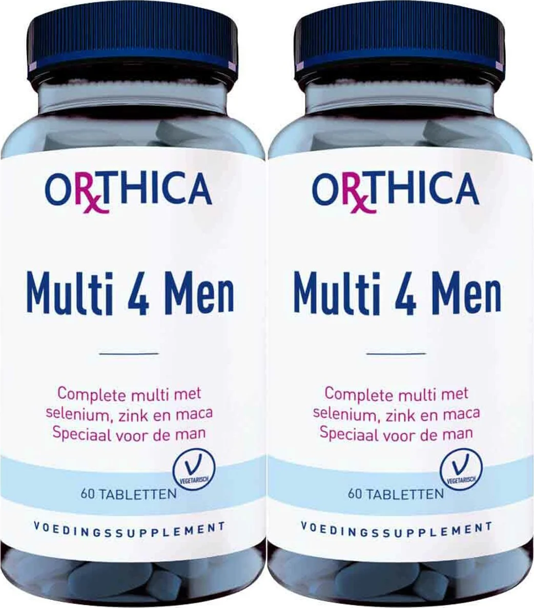 2x Orthica Multi 4 Men 60 tabletten