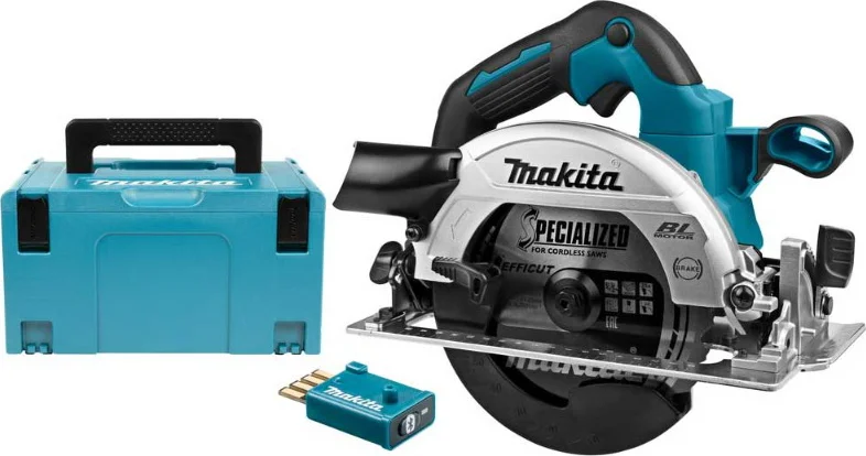 Makita DHS661ZJU Accu Cirkelzaag 165mm AWS 18V Basic Body in Mbox