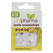 Unipharma Zachte Oorwasbolletjes 12ST