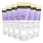 6x John Frieda Violet Crush Purple Conditioner 250 ml