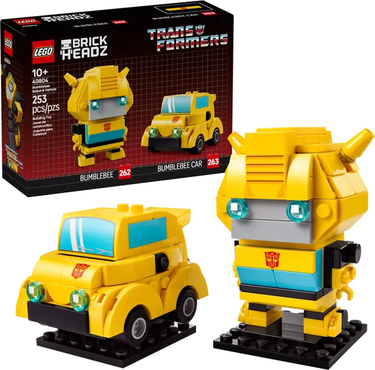 LEGO BrickHeadz Bumblebee robot en voertuig 40804
