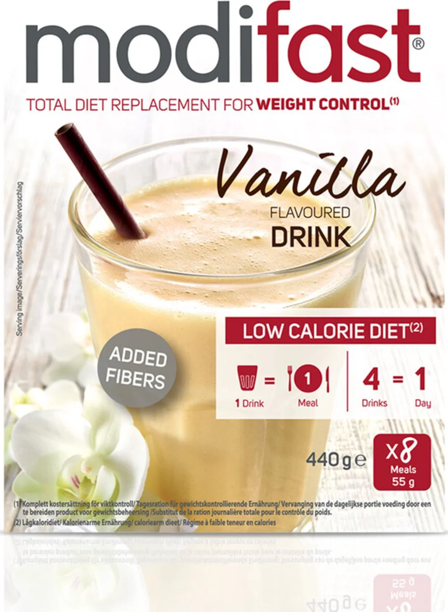 Modifast Weight Control Milkshake Vanille 8 x 55 gr