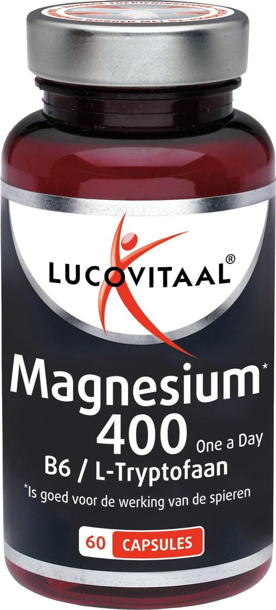 Lucovitaal Magnesium 400 L-Tryptofaan 60 capsules