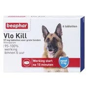 Beaphar Vlo Kill Anti Vlooien Tabletten Hond 11 - 57 kg 6 tabletten