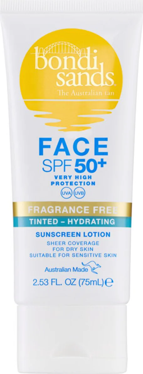 Bondi Sands Everyday Face Lotion Tinted - Hydrating SPF50+ 75ML