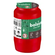 Bolsius Herdenkingslicht nr. 3 Rood