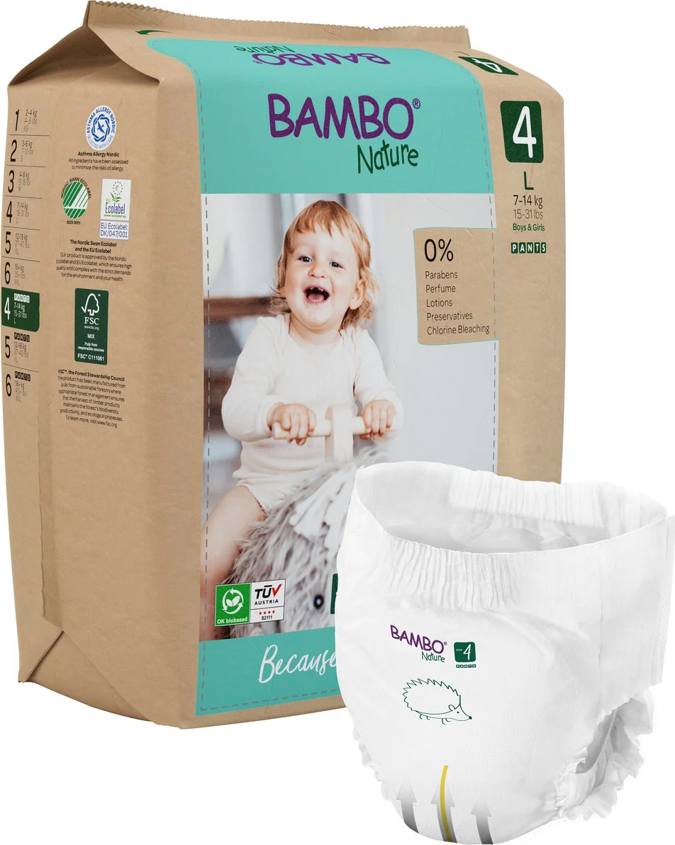 Bambo Nature Maat 4 Luierbroekjes L 20ST