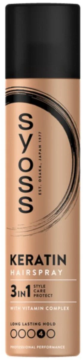 Syoss 3in1 Keratin Hairspray Hold 4 300ML