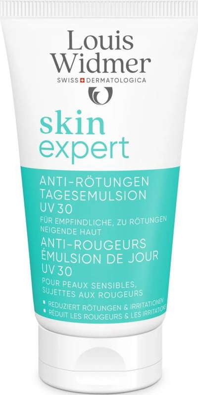 Louis Widmer Skinexpert Anti-Roodheid Dagemulsie UV 30 zonder parfum 50ml