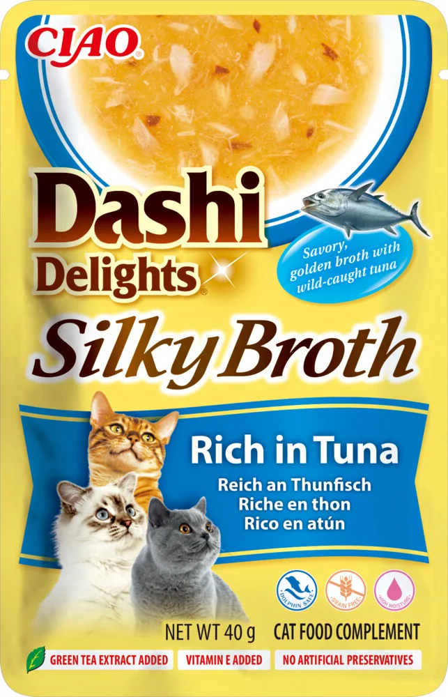 Ciao Dashi Delights Silky Broth Kattenvoer Nat Tuna 40 gr