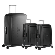 Samsonite S'cure Spinner 75+55+55cm Black kofferset