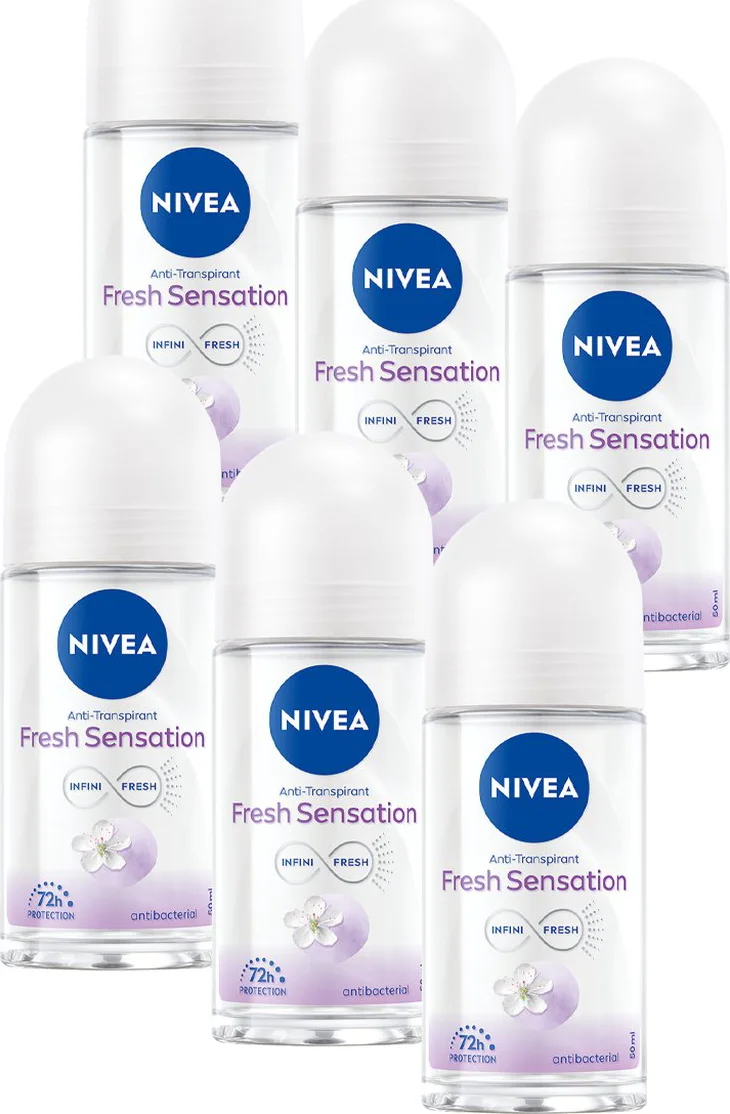 6x NIVEA Deodorant Roller Fresh Sensation 50 ml