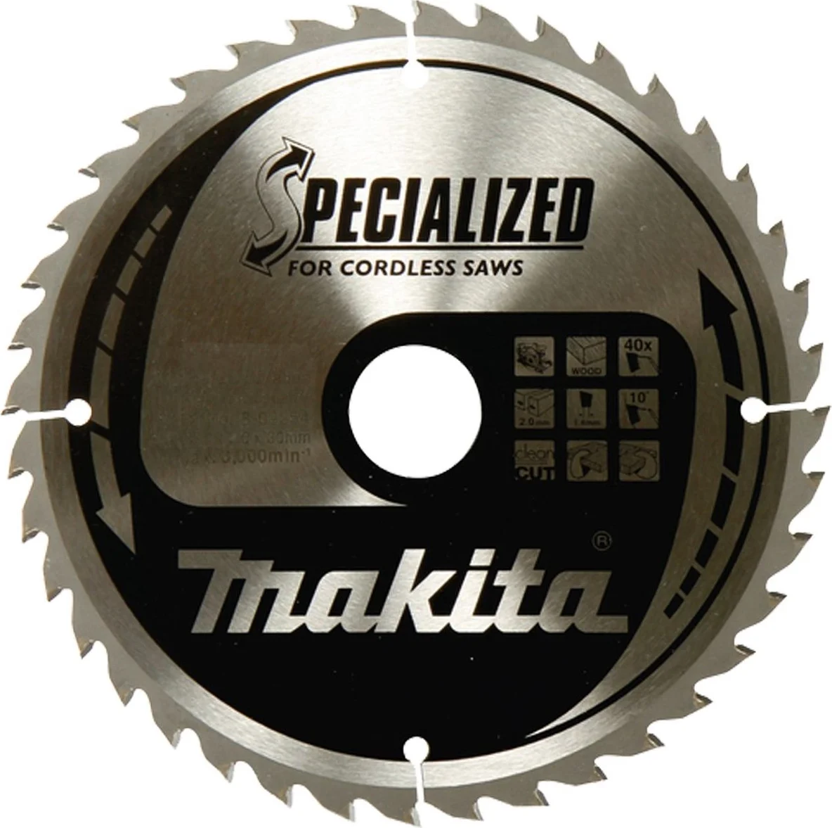 Makita B-32998 Invalcirkelzaagblad hout | Specialized | 160 x 20 mm | 48-tands
