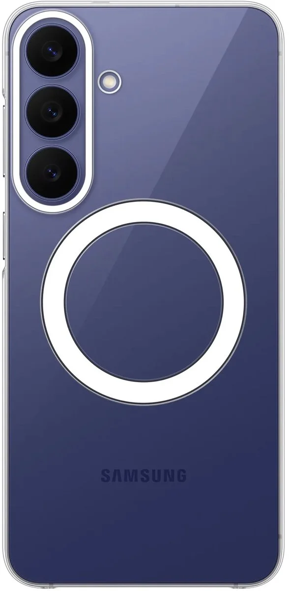 Samsung Galaxy S26 FE Back Cover met Magneet Transparant