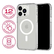 Tech21 Evo Clear - iPhone 14 Pro Max telefoonhoesje - Schokbestendig - MagSafe - 3,6 meter valbestendig
