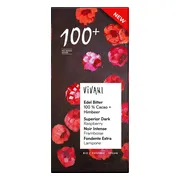 Vivani Superior Dark 100% Cacao Chocolate Raspberry 80GR
