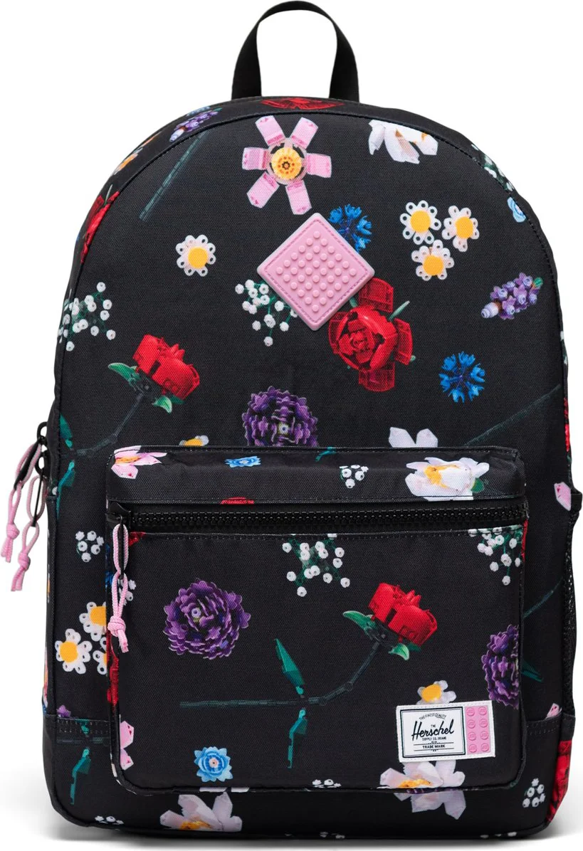 LEGO Herschel Heritage jongerenrugzak - dwarrelende bloemen