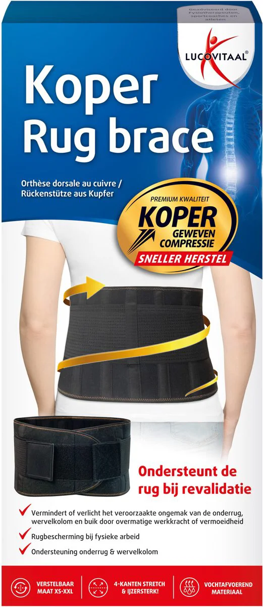Lucovitaal Koper Rug Brace