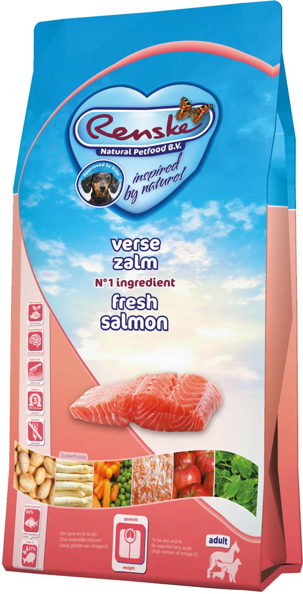 Renske Super Premium Graanvrij Adult Hondenvoer Zalm 2 kg