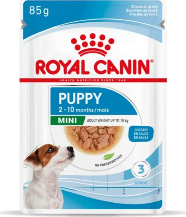 48x Royal Canin Mini Puppy Hondenvoer Nat 85 gr