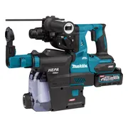 Makita HR003GM202 Accu combihamer SDS-Plus 2,8J + stofafzuiging XGT 40V Max 4.0Ah in Mbox