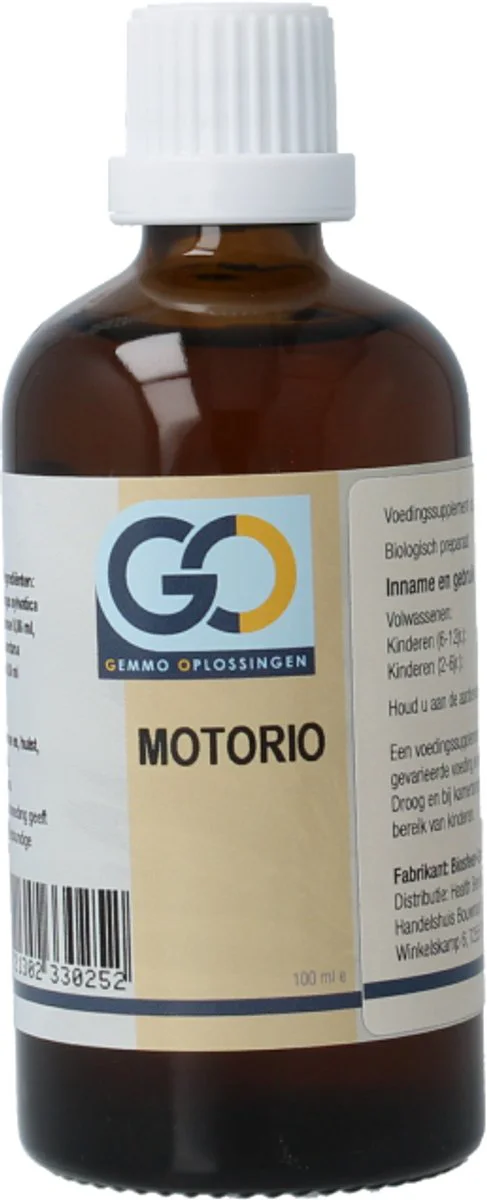 GO Gemmo Oplossingen Motorio Bio Tinctuur 100ML