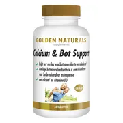 2x Golden Naturals Calcium & Bot Support Vegan 60 tabletten
